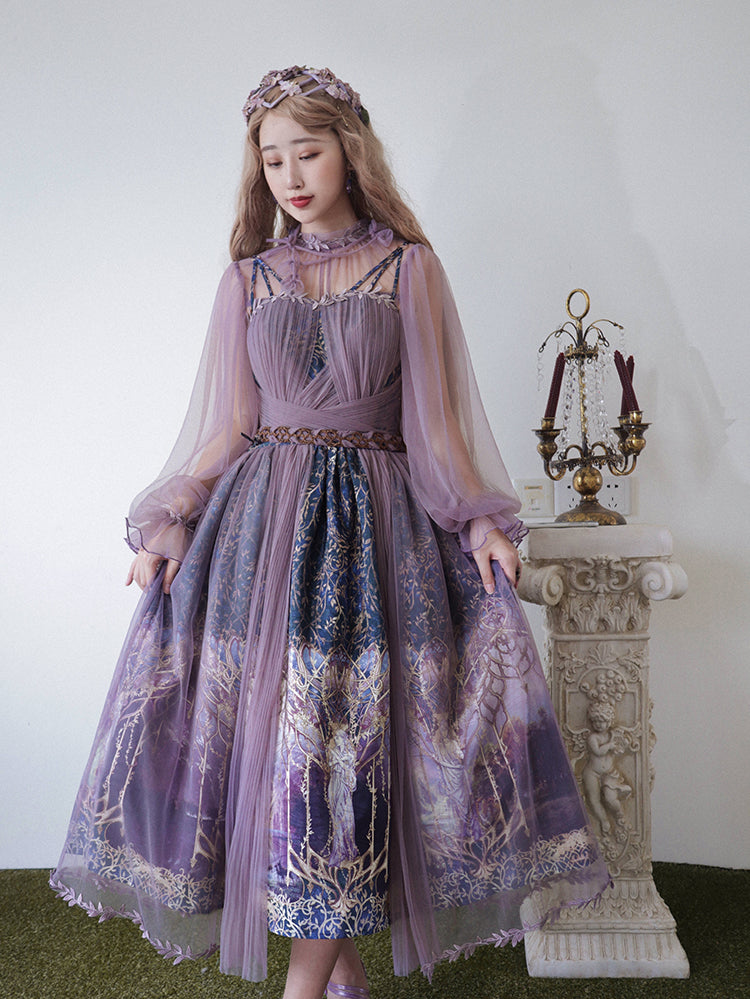 (Buy for me) FunCcino~Dense Forest Corridor~Elegant Lolita Jumper Dress 7582:83976