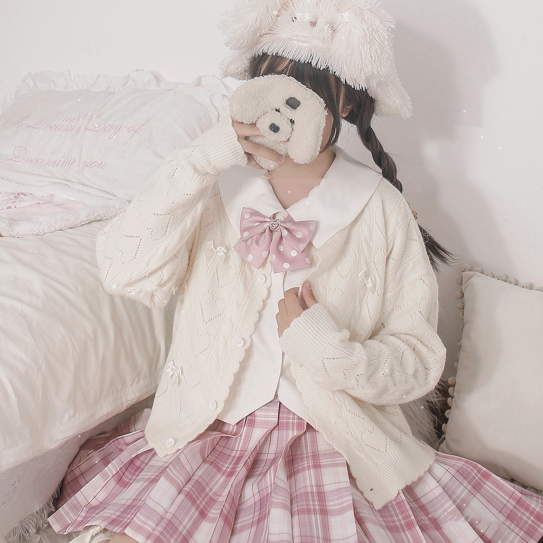 (BuyForMe) MIST~Hollow Out Long Sleeve Lolita Cardigan Multicolors 564:60735