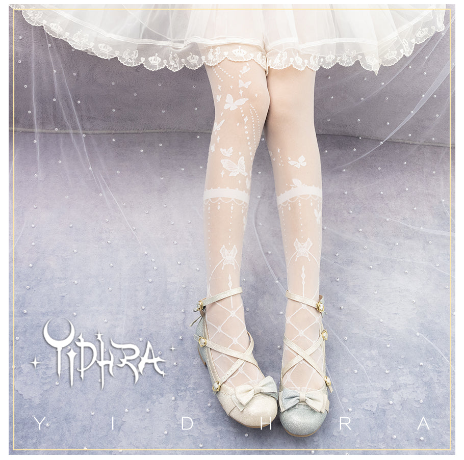Yidhra - Wedding Night Butterfly - Kawaii Lolita Summer Tights