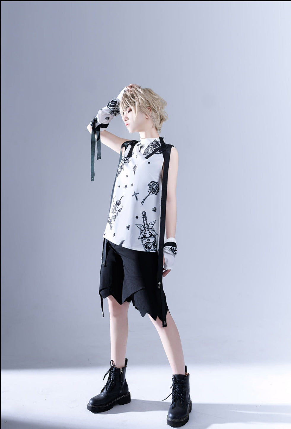 Princess Chronicles - Shadow Story - Sleeveless Ouji Lolita Shirt