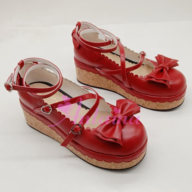 Antaina - Sweet Lolita Tea Party Red Shoes 33 red