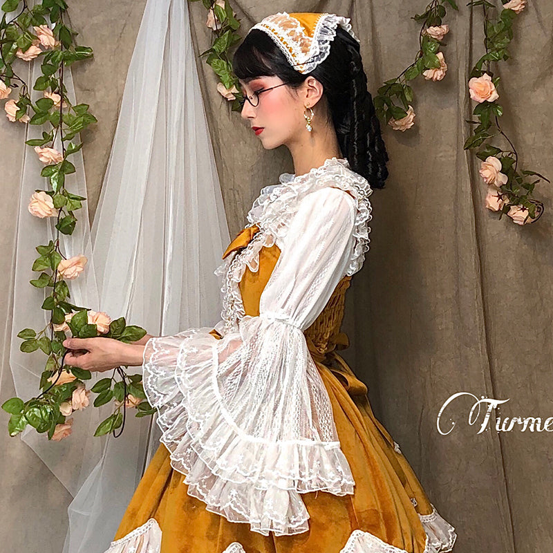 Sakurada Fawn - Plus Size Lolita Princess Sleeve Blouse