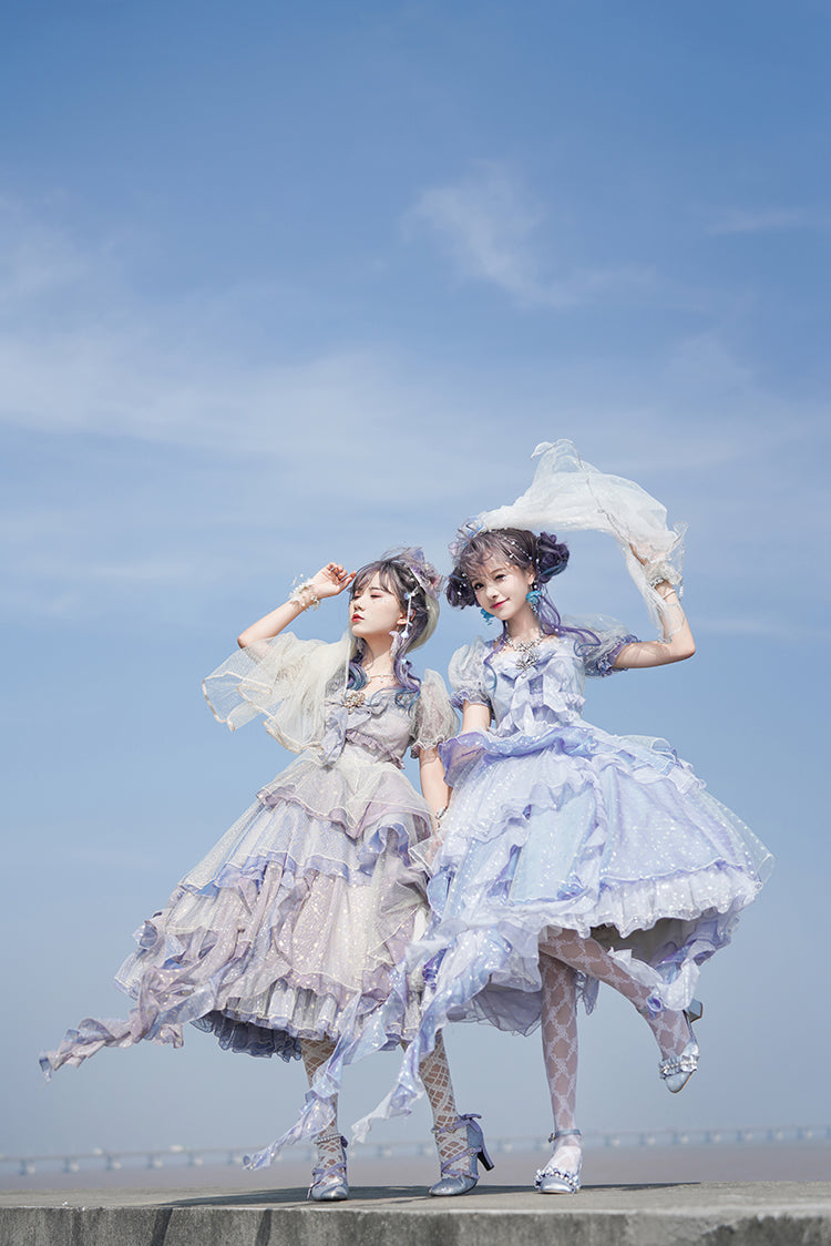 Fantastic Wind - Girl from the Deep Sea - KiraKira Chiffon Gauze Lolita OP