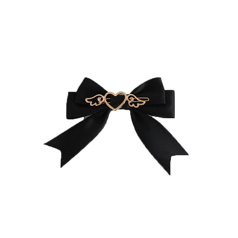Xiaogui - Handmade Kawaii Bow Clips Brooch Multicolors