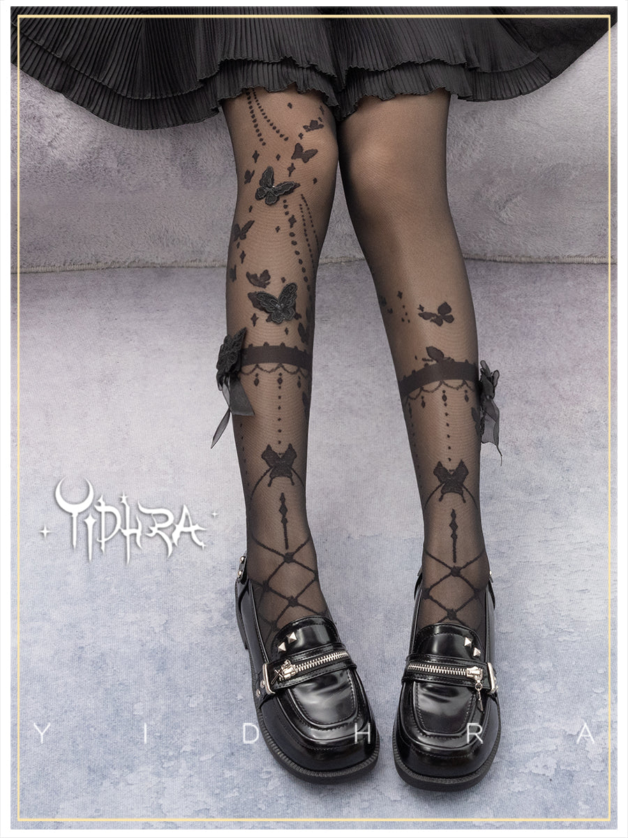 Yidhra - Wedding Night Butterfly - Kawaii Lolita Summer Tights