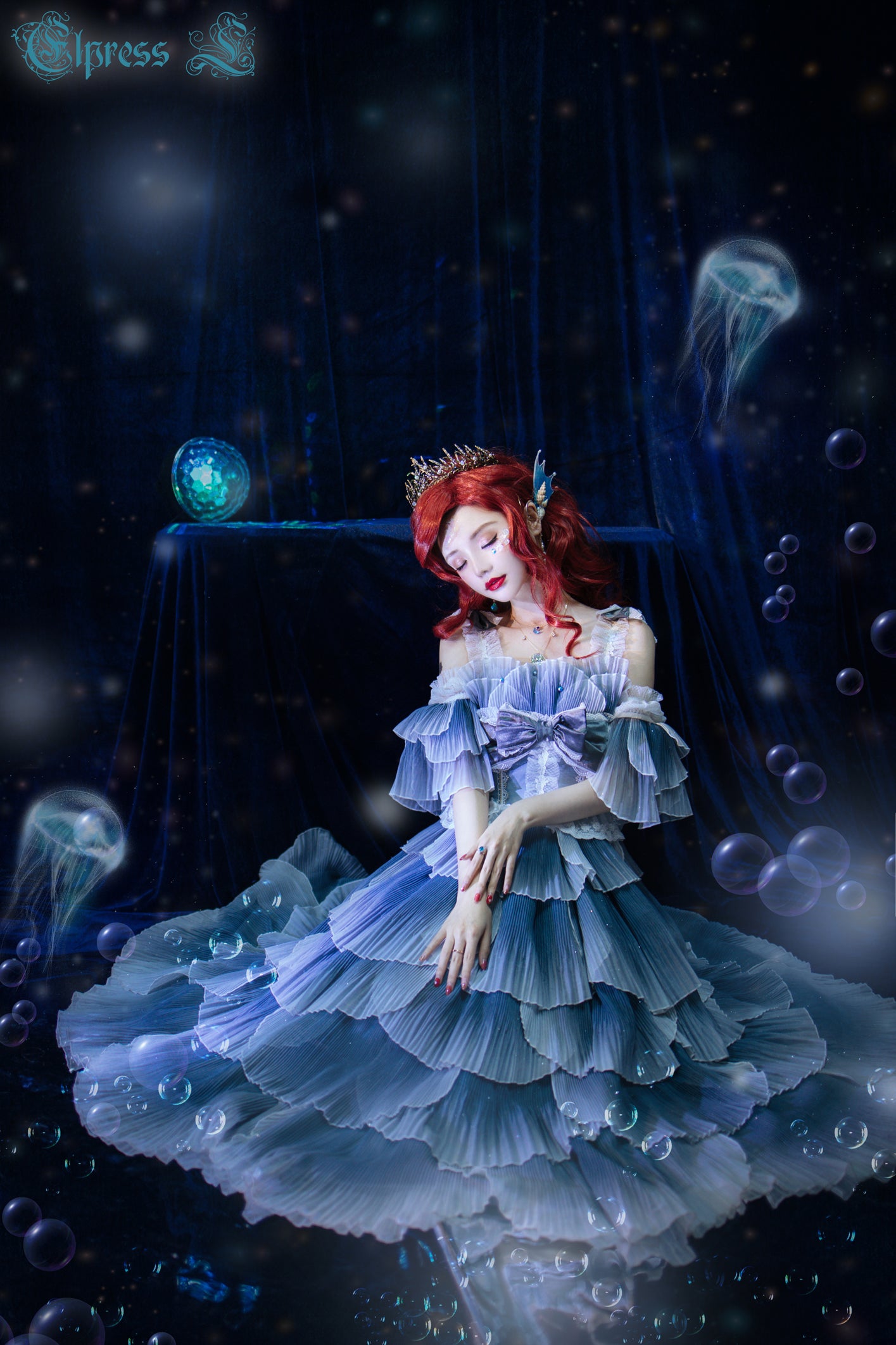 Elpress L - Fish Scale - Elegant Lolita JSK