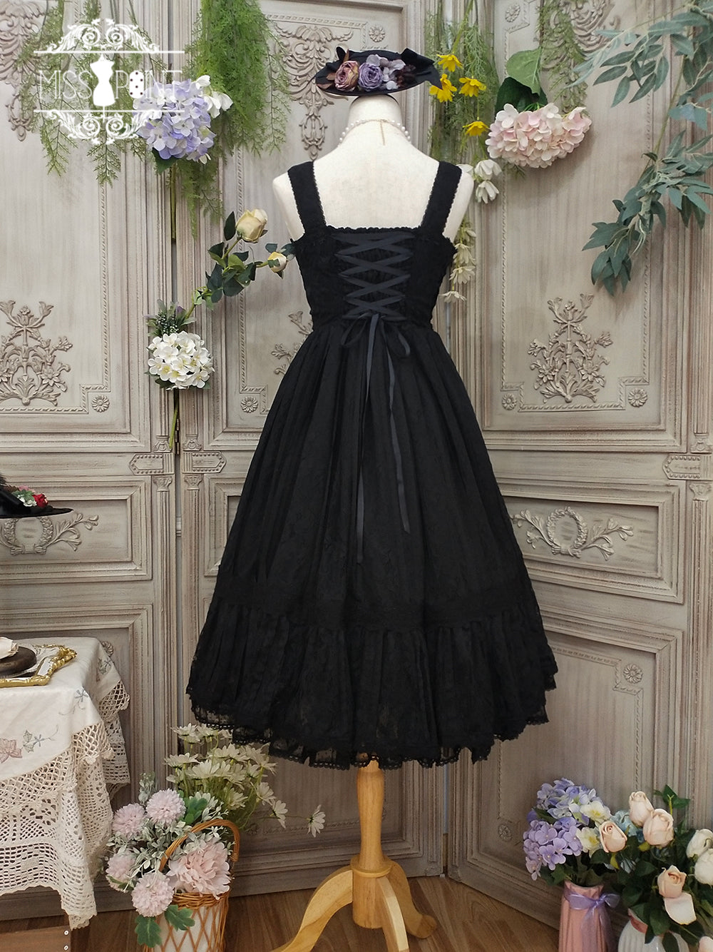 Miss Point - Woody Rose - Retro Classic Lolita JSK 354:63095