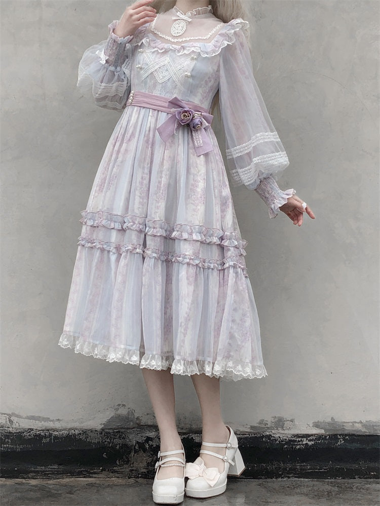 Letters from Unknown Star~Unknown Star~Winter Elegant Lolita Dress 11508:131424
