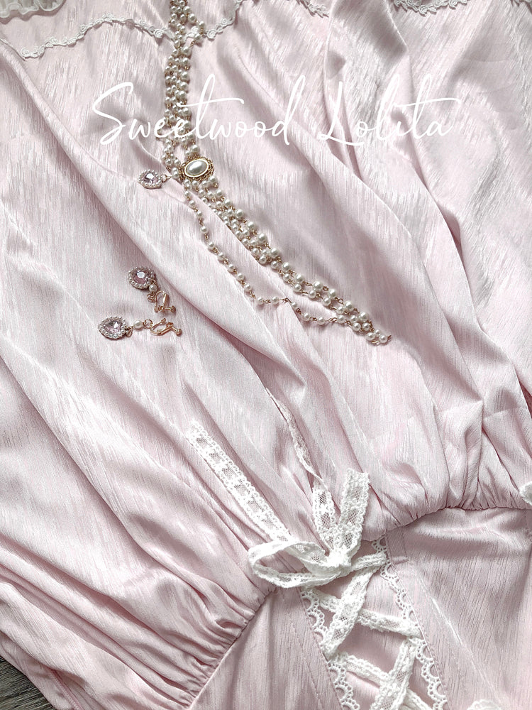 Sweet Wood - CLA Vintage French Lolita OP Dress 3802:20913