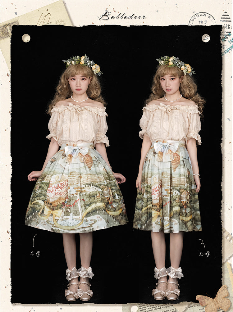 Balladeer - Watercolor Oil Painting Classic Lolita SK