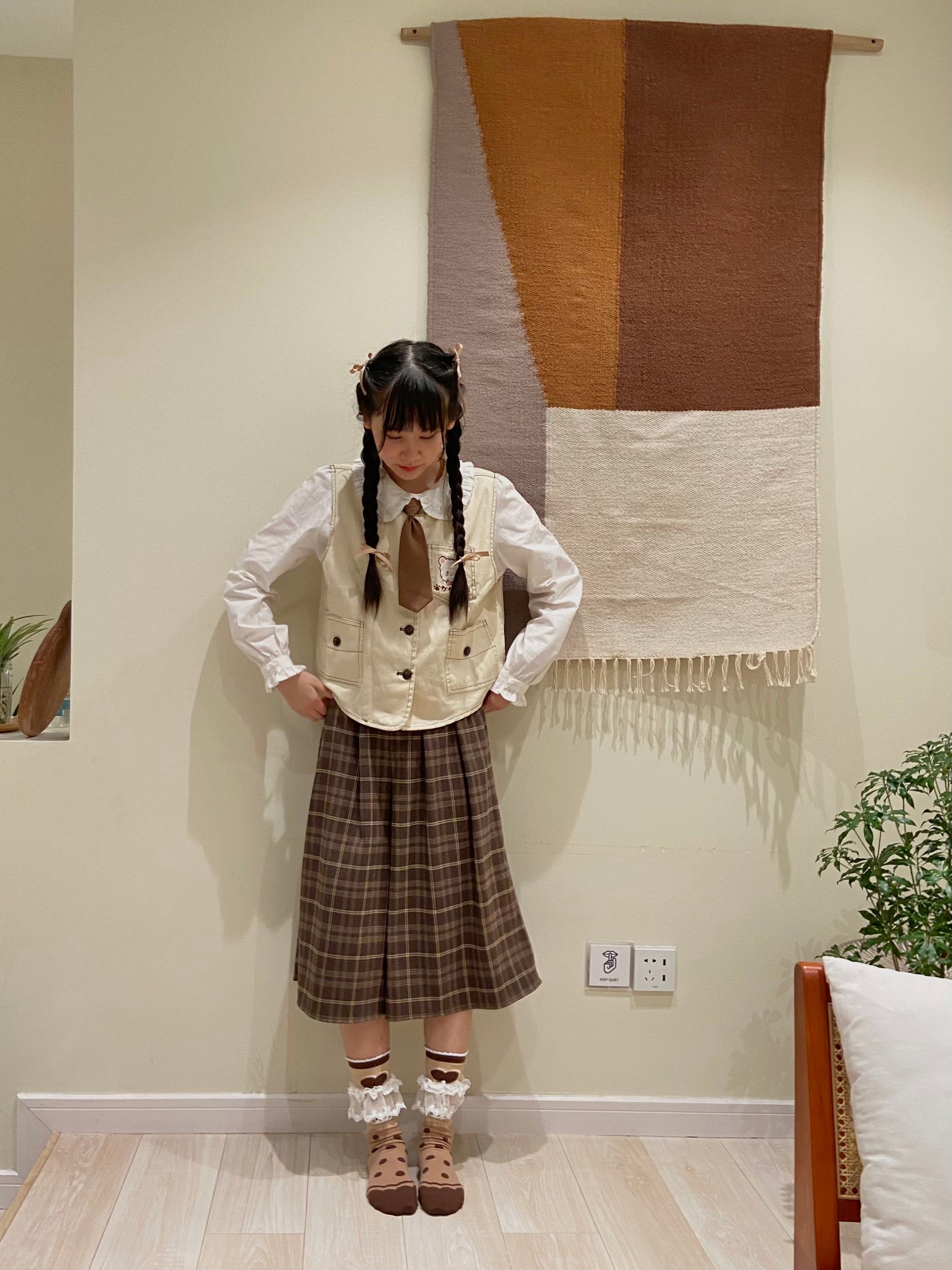 YuanSu - Vintage Loose Lolita Corduroy Pants