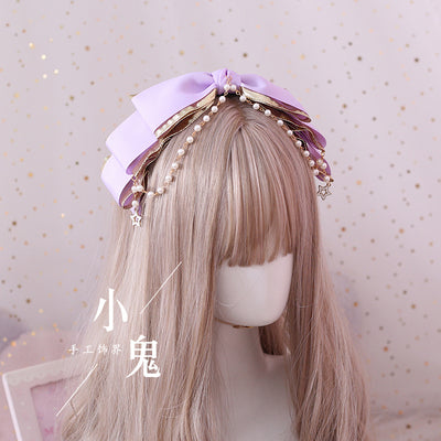 Xiaogui~Gothic Accessories Lolita Bow KC Hairclip 604:60275