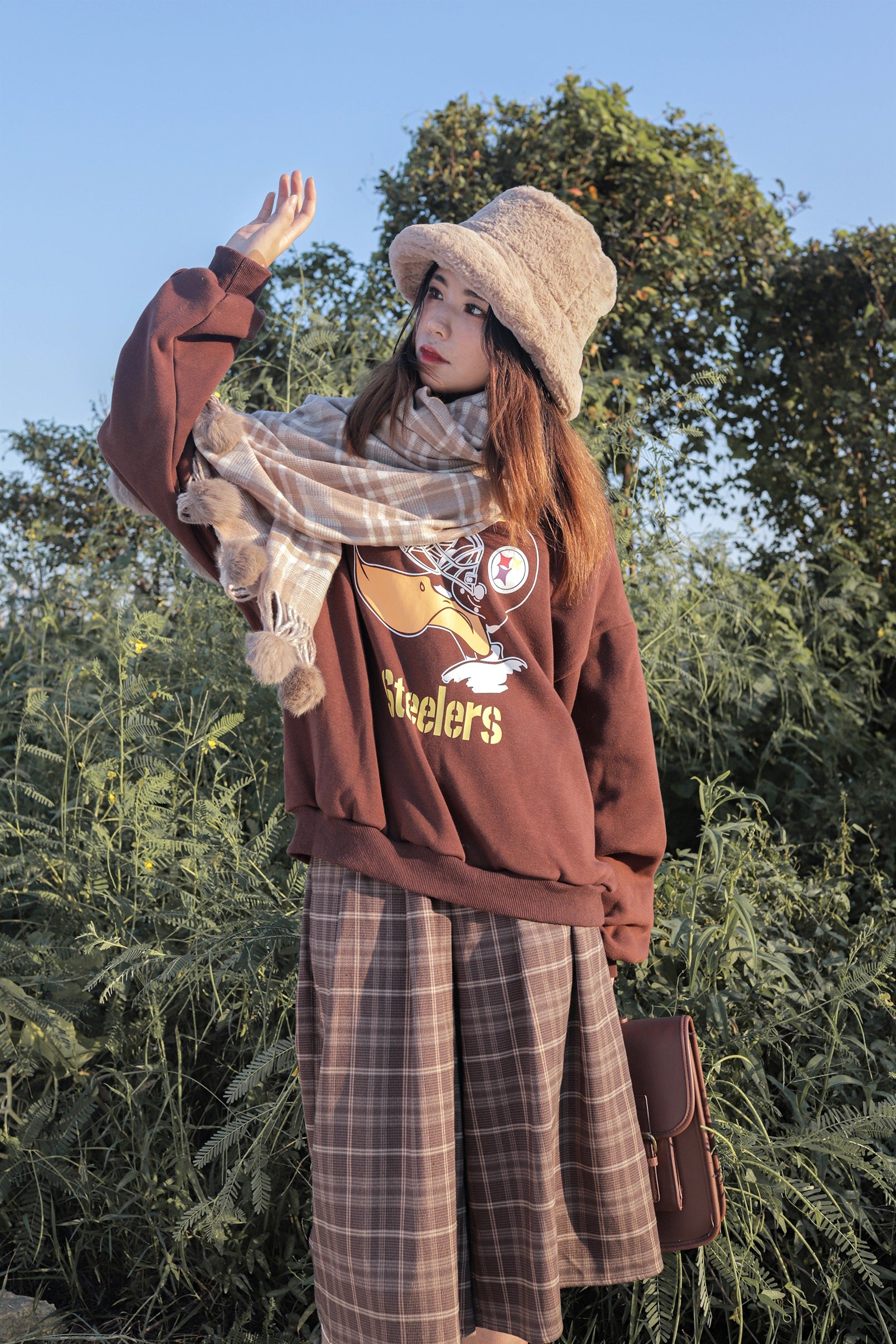 YuanSu - Vintage Loose Lolita Corduroy Pants