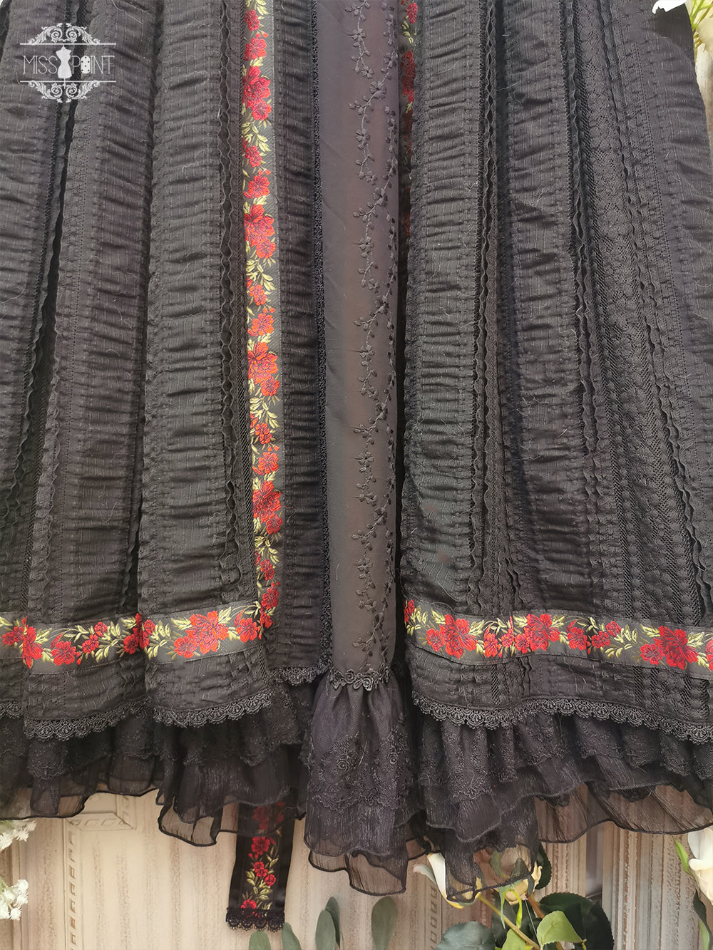 Miss Point~The Sally Gardens~Elegant Lolita Lotus Sleeves OP Dress 8500:91532