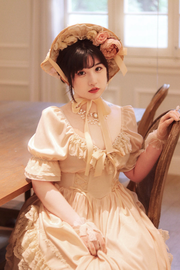 Sweet Wood - CLA Vintage French Lolita OP Dress 3802:20879