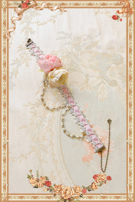 Infanta~Melaleuca Lily~Embroidery Country Lolita Blouse and Skirt M flower choker (L M XL) 5872:1745