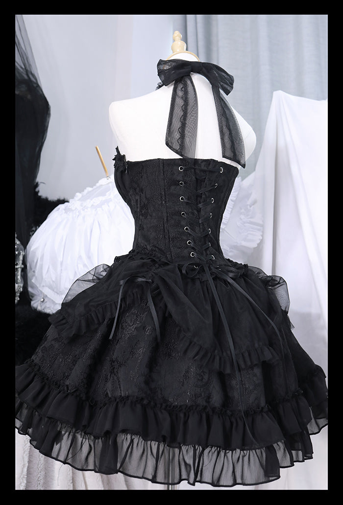 Alice Girl - Cross Maiden - Gothic Lolita Dress, Ballet Halterneck Lolita JSK 104:66895