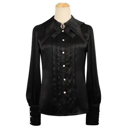 YingLuoFu - Witchville Halloween Gothic Lolita Jumper Dress S blouse+bow tie