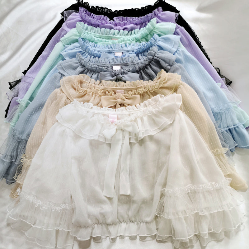 Sakurada Fawn - Princess Sleeve Chiffon Lolita Blouse