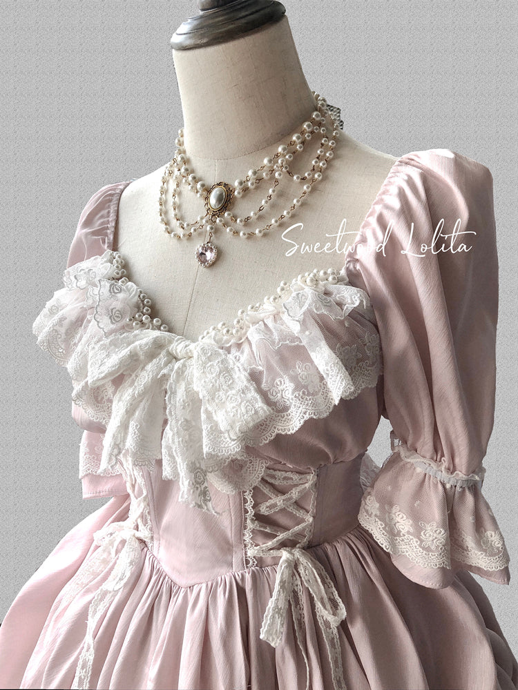 Sweet Wood - CLA Vintage French Lolita OP Dress 3802:20915