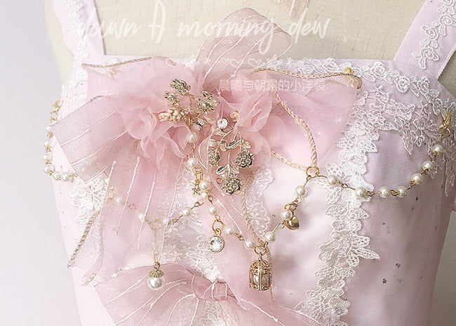 (Buyforme)Dawn and Morning~Flower Wedding Lolita Accessories Headdress Set (brooch) 7812:87222