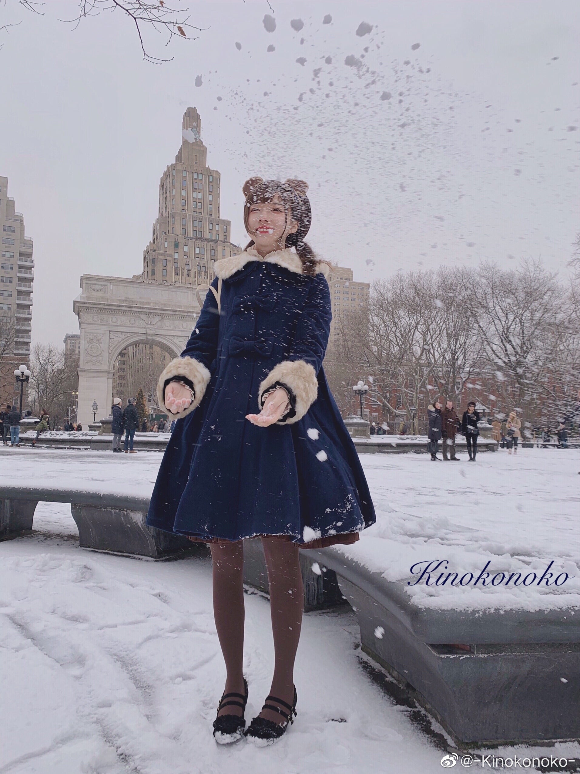 Unideer - Casual Lolita Winter Wool Down Coat Multicolors