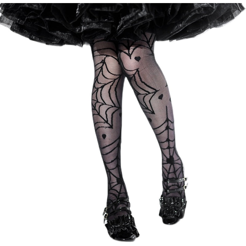 Roji roji - Gothic Lolita Glass Yarn Knee Socks