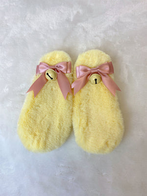 DreamWhale - Sweet Lolita Accessory Puppy-themed Headdress milky yellow long-ear clip In stock