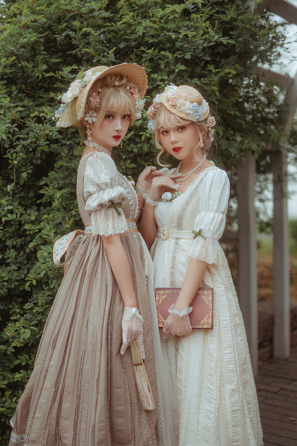 Miss Point - The Sally Gardens - Elegant Lolita Lotus Sleeves OP Dress