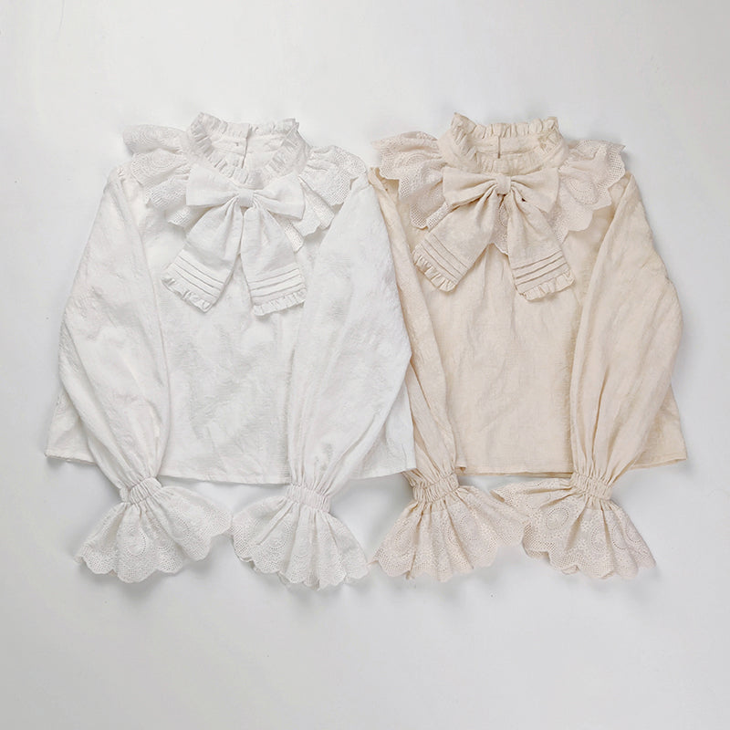 Sakurada Fawn - Plus Size Lolita Cotton Blouse
