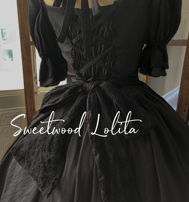 Sweet Wood - CLA Vintage French Lolita OP Dress 3802:20873