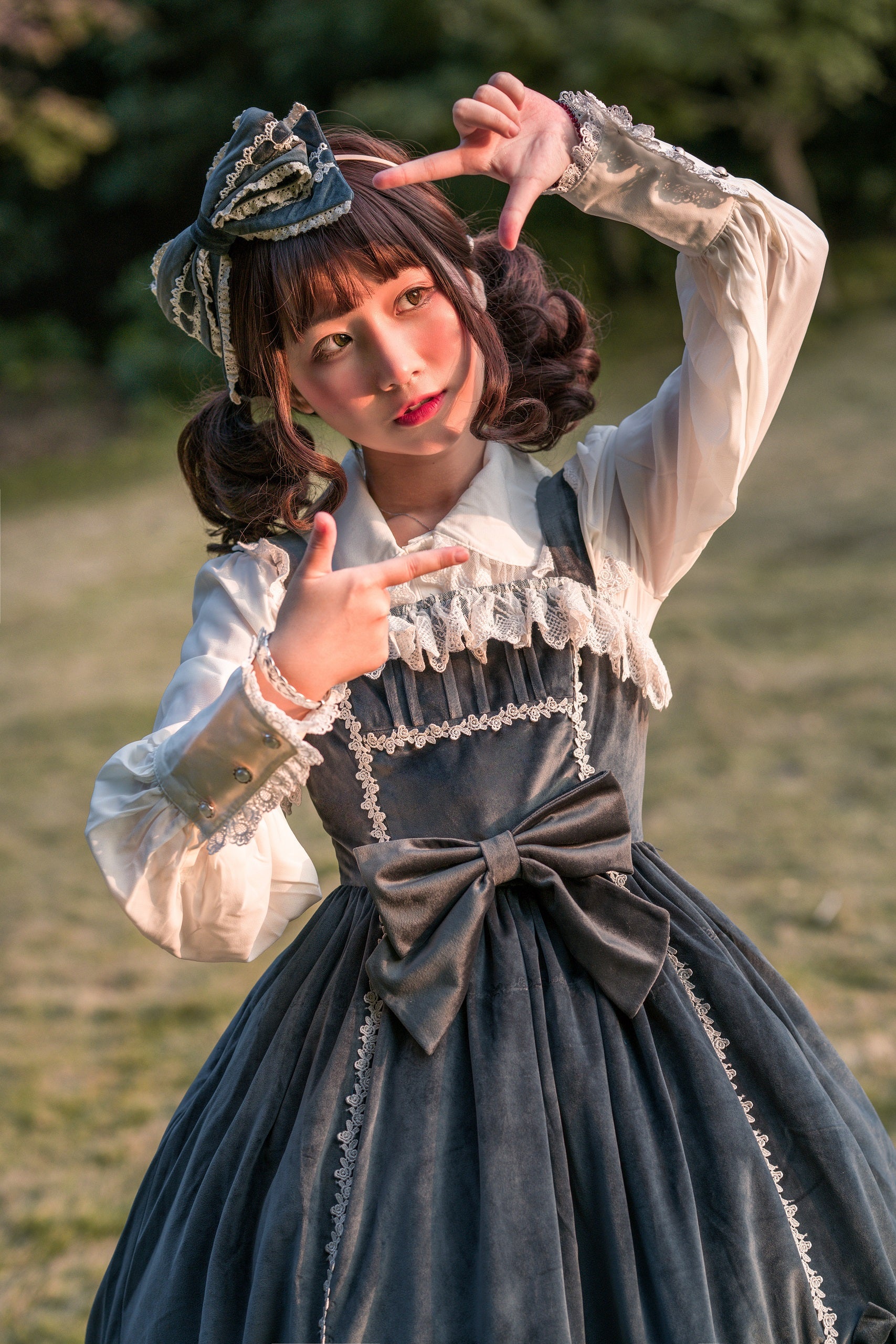 Infanta~Honey Sugar~Pure Velvet Lolita JSK Dress 4566:9699
