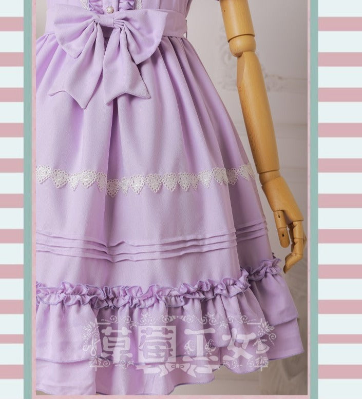 Strawberry Witch - Ice Cream Puffs - Sweet Lolita OP 798:57783