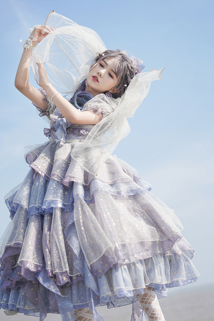 Fantastic Wind - Girl from the Deep Sea - KiraKira Chiffon Gauze Lolita OP