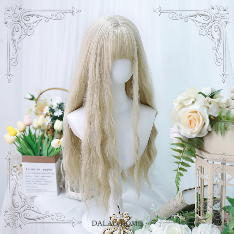Dalao Home~Natual Long Curly Wavy Lolita Wig   