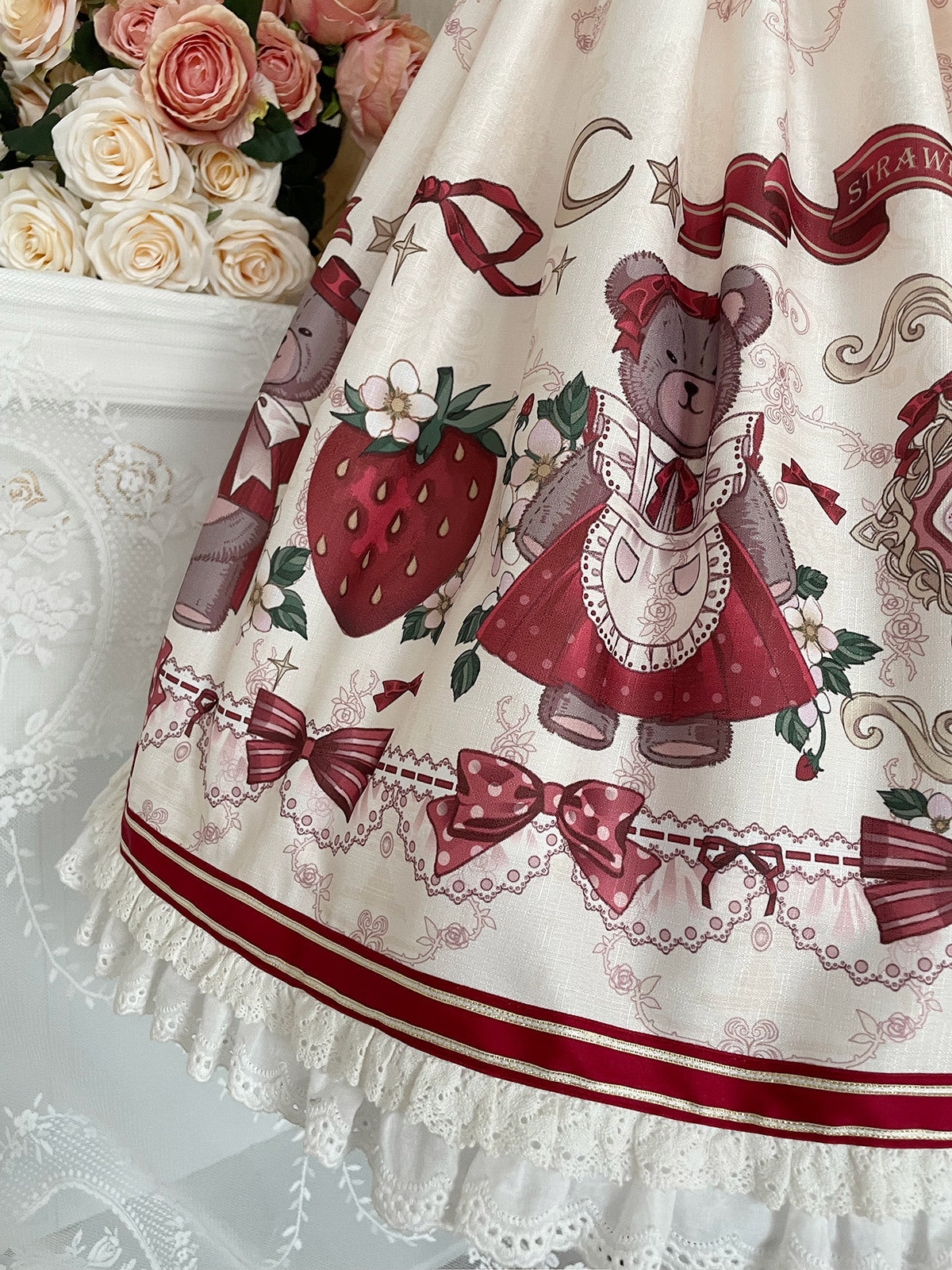 Designer's Gift - Christmas New Year Winter Lolita JSK Coat Set