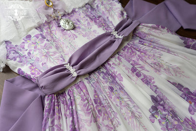 Miss Point - Midsummer Garden - Delicate Lolita Accessories purple belt