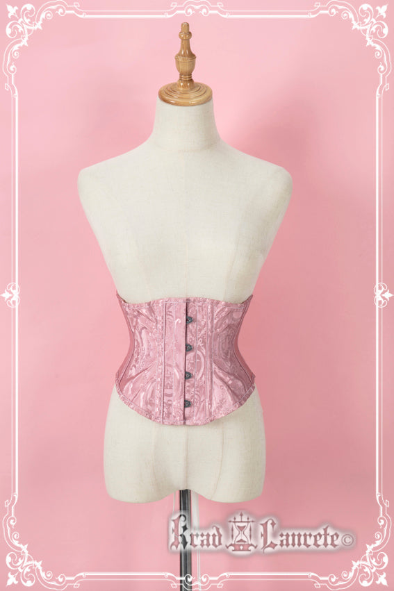 Krad Lanrete~Echoes of Versailles~Vintage Lolita Bodice French Style Multicolors Lolita Corset XXS pink 