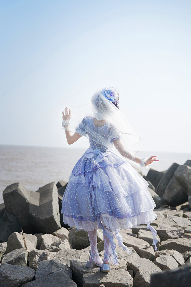 Fantastic Wind - Girl from the Deep Sea - KiraKira Chiffon Gauze Lolita OP