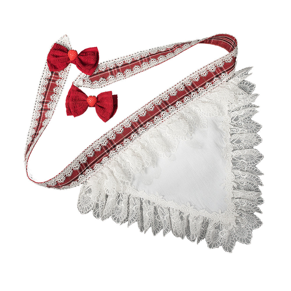 Youruipai - Little Red Riding Hood - Lolita Triangle Scarf One Size triangle scarf
