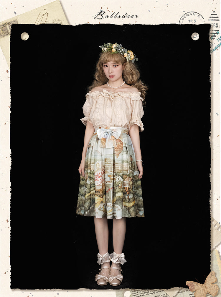 Balladeer - Watercolor Oil Painting Classic Lolita SK