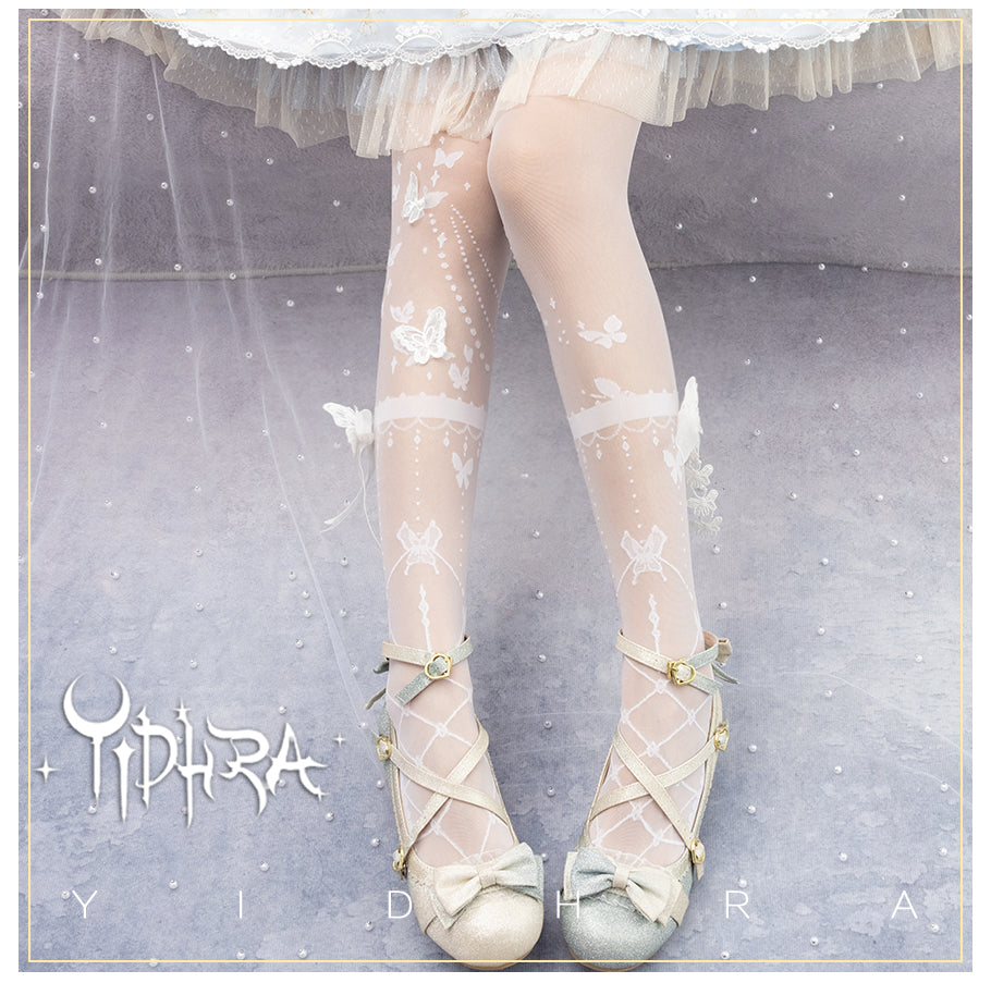 Yidhra - Wedding Night Butterfly - Kawaii Lolita Summer Tights