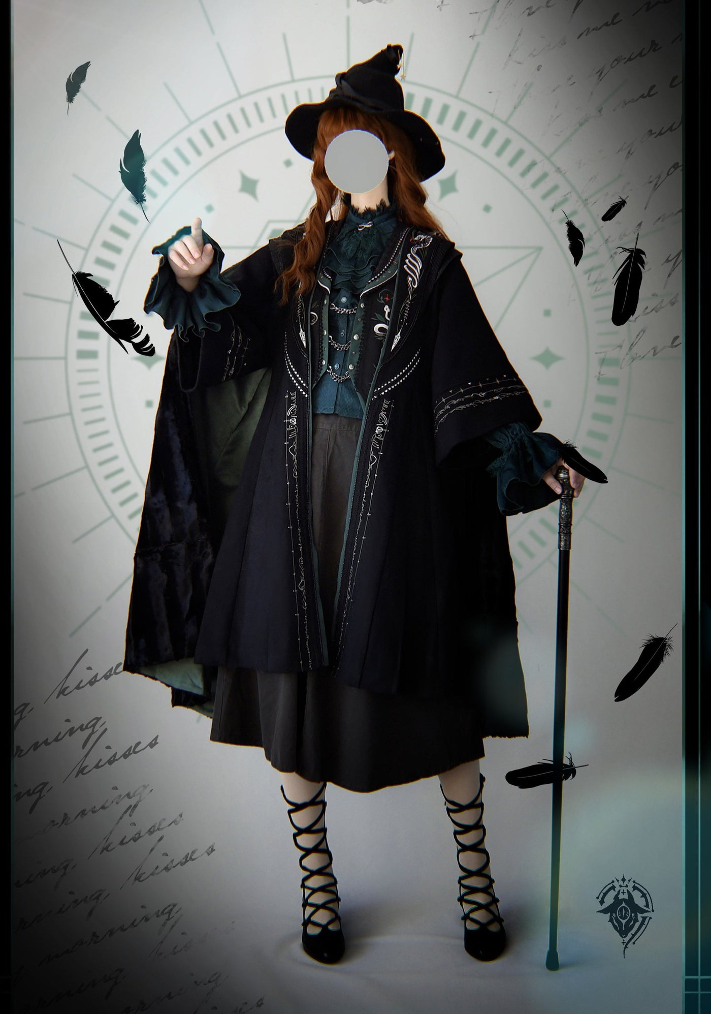 Arca et Ovis~Magic School~Gothic Lolita Corset Blouse Multicolors   