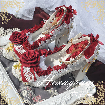 Hexagram~Handmade Qi Lolita Shoes   