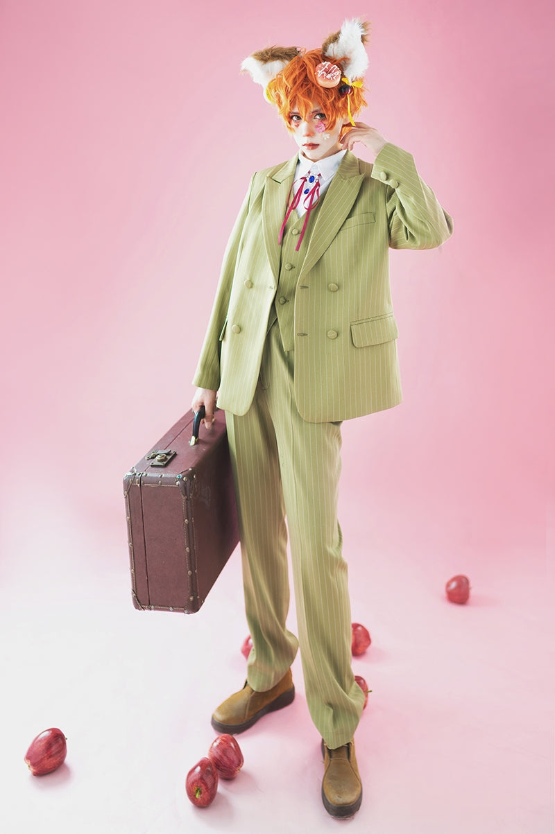 La Pomme - Ouji Lolita Stripe Suit Multicolor Custom Size