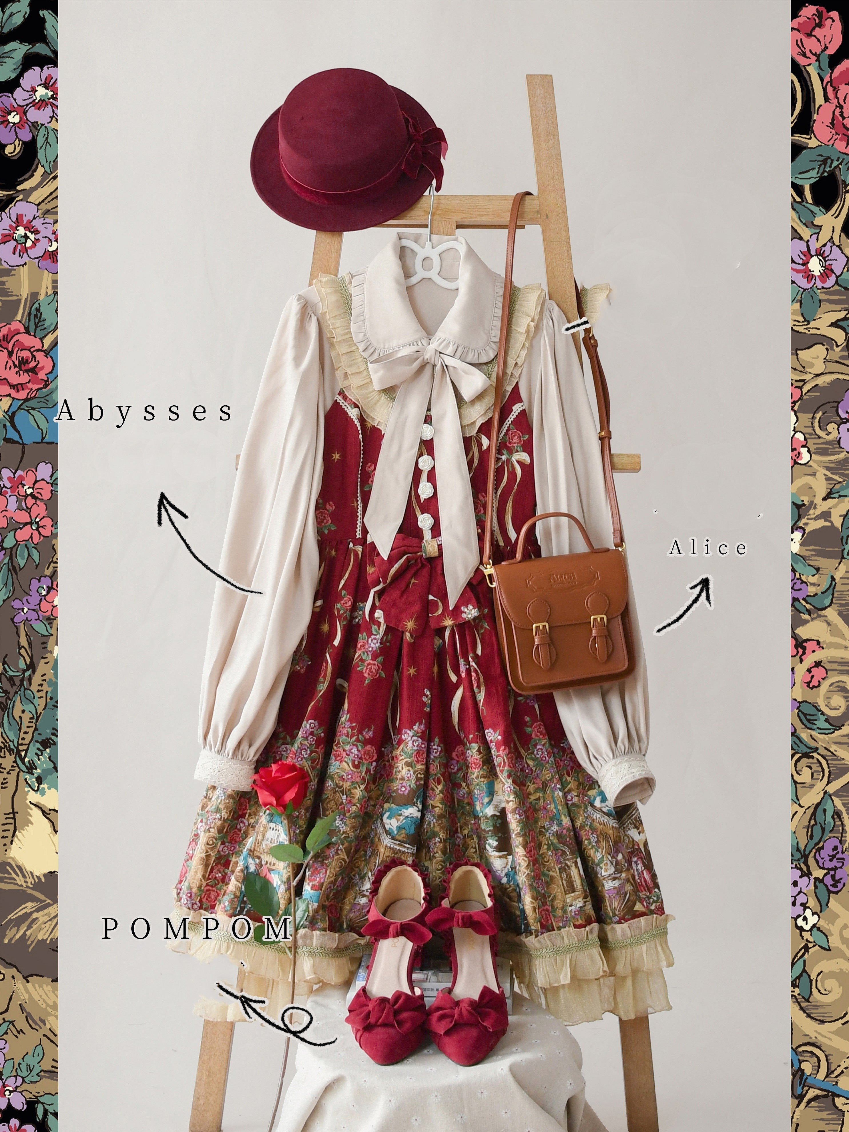 YuanSu - Mayer's Whisper - Vintage Lolita Large Sleeve Blouse 1912:44537