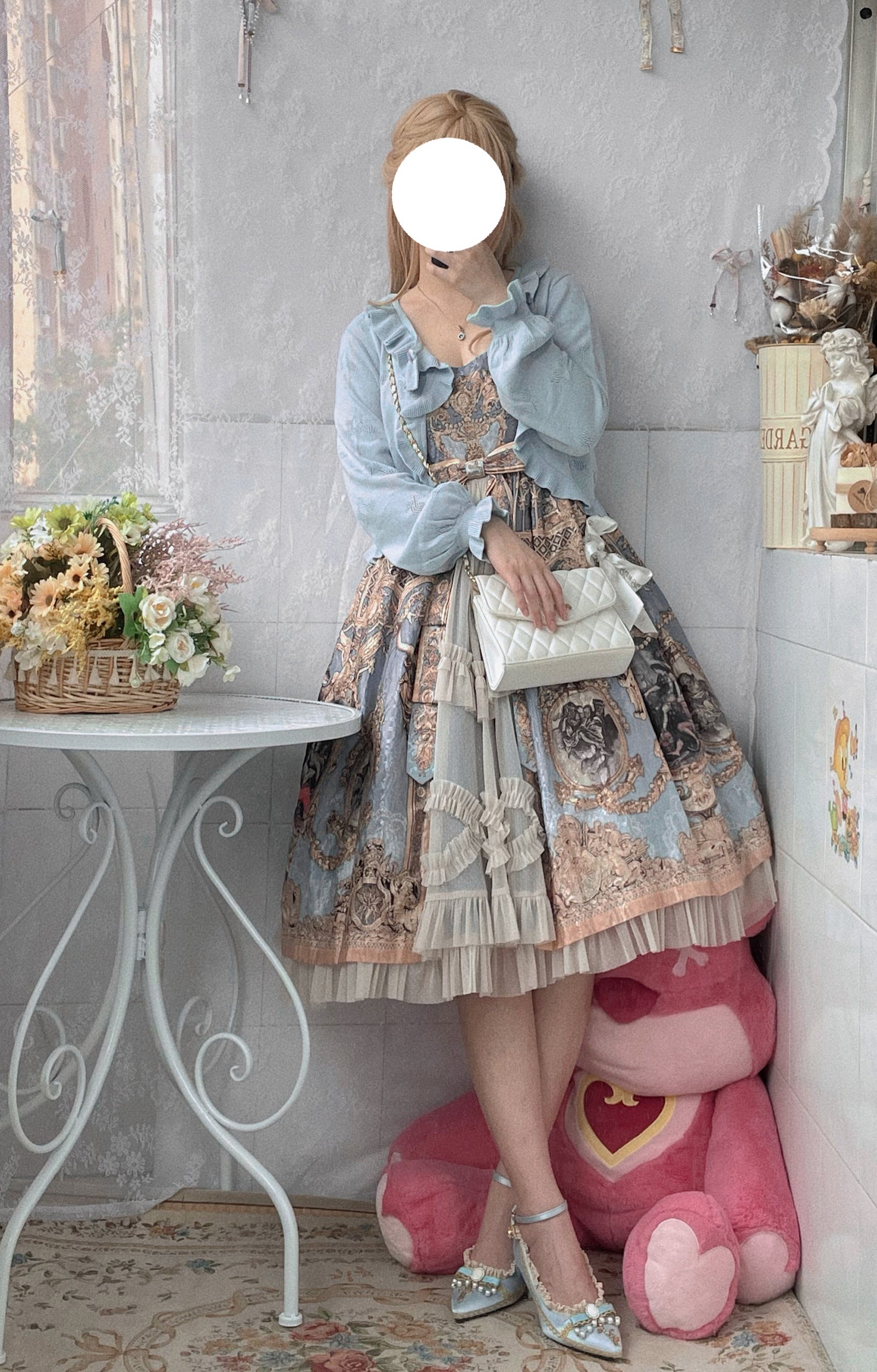 Little Dipper - Sweet Lolita Coat Long-sleeved Cotton Cardigan 4470:11181