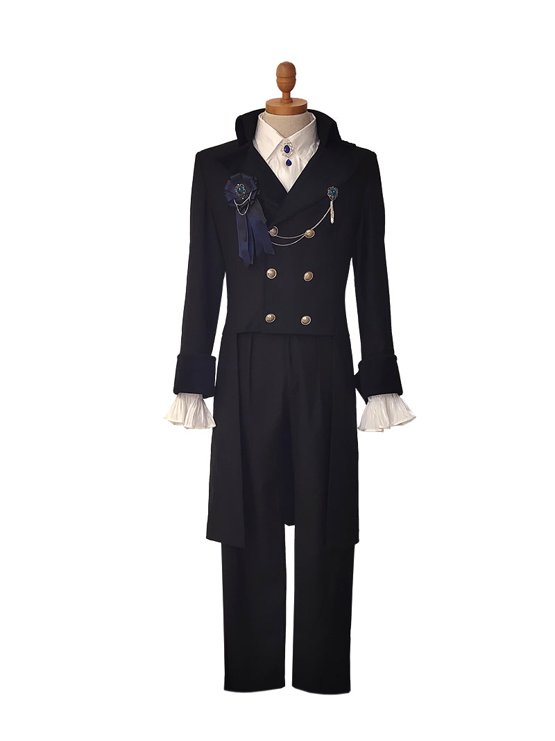 La Pomme - Double Breasted Custom Sizing Ouji Lolita Overcoat