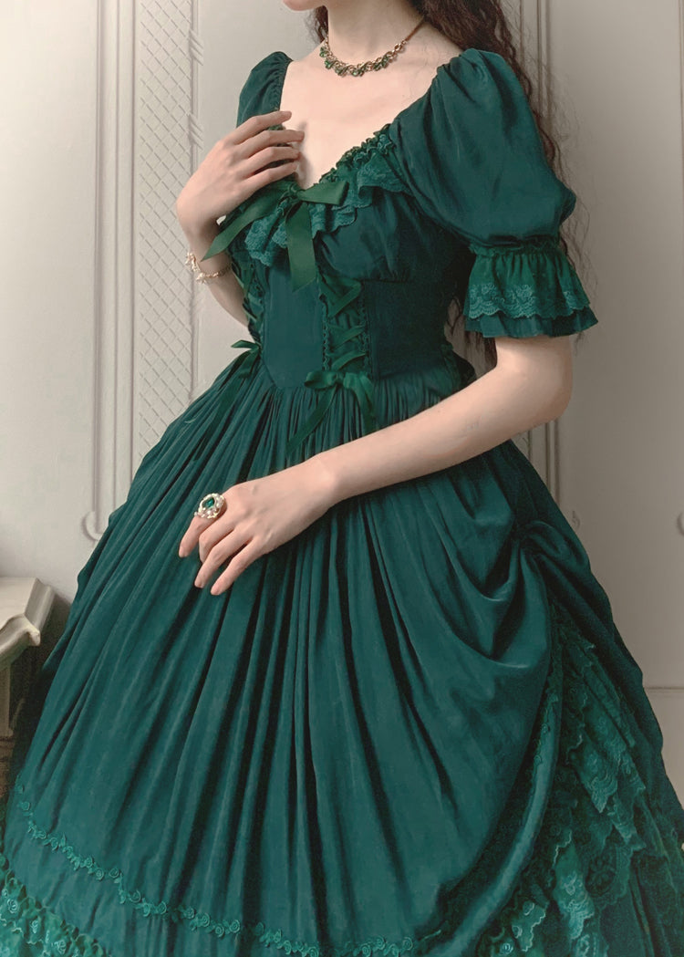 Sweet Wood - CLA Vintage French Lolita OP Dress 3802:20809