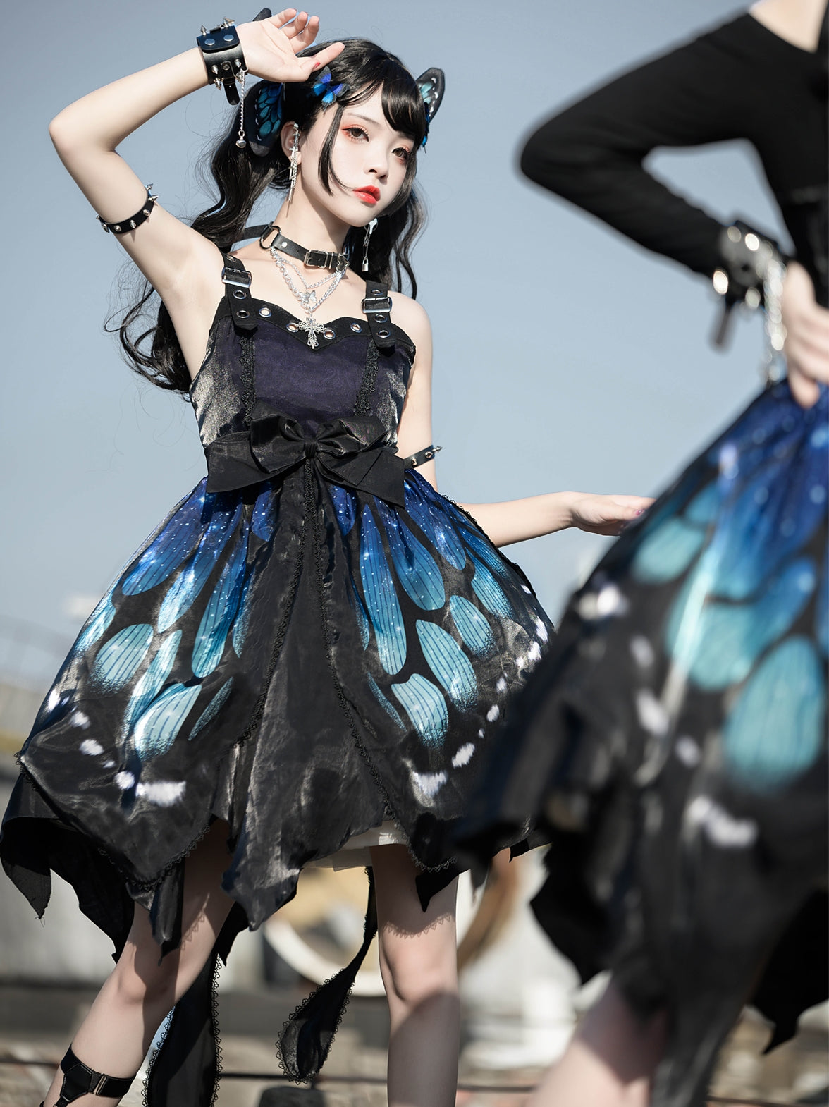 Star Fantasy~Butterfly Effect Normal Waist JSK Punk Dress